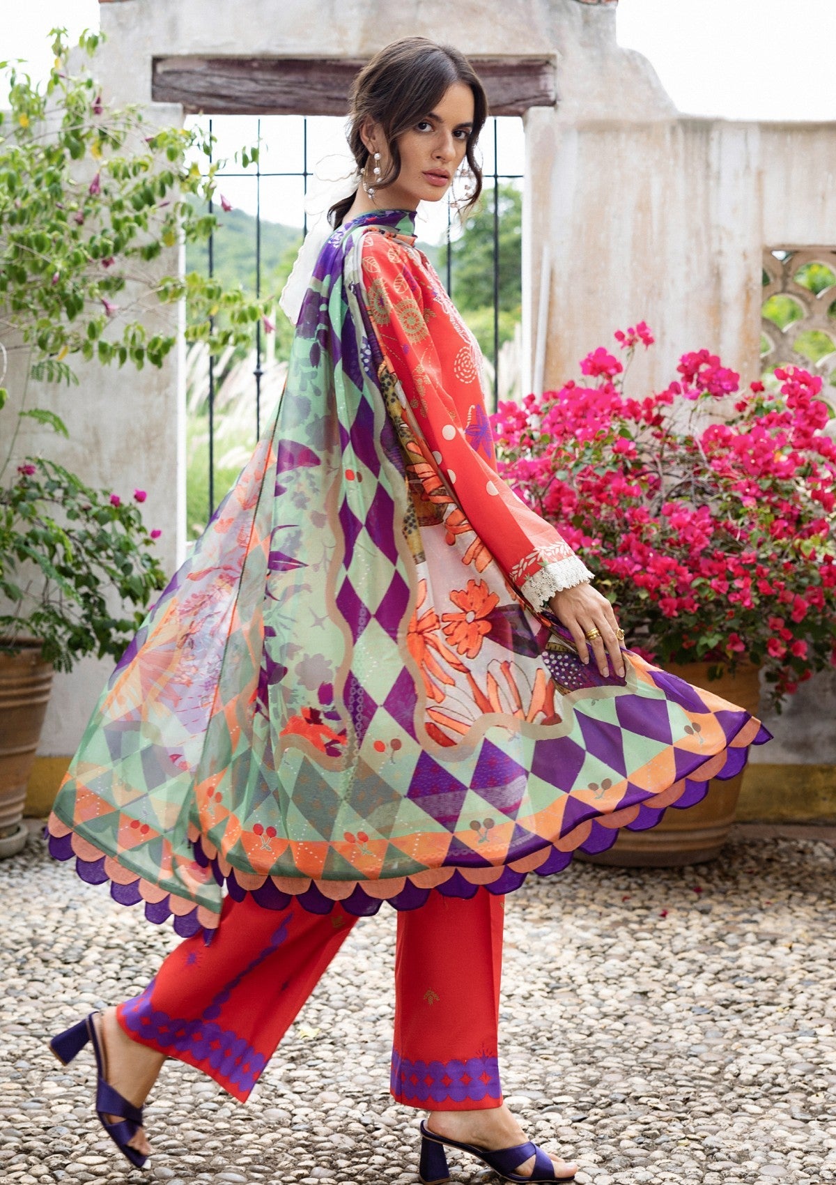 HEMLINE MIRASOL - CARMIN ROSA
