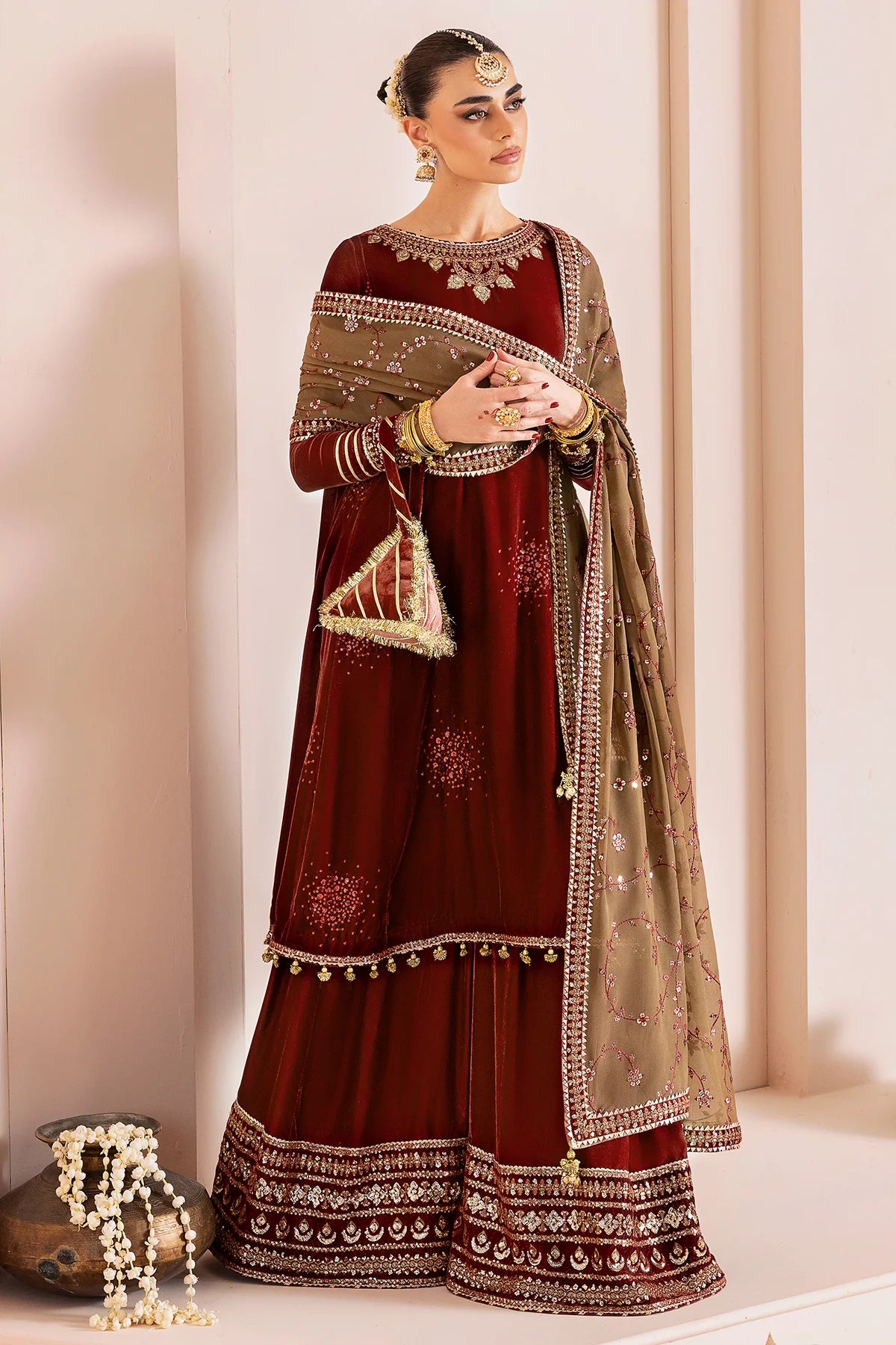 Jazmin Chandani womens suit CVF D-07 GULAL Main image